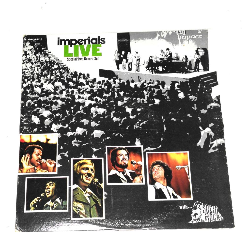 Imperials Live Special Two Record Set Vinyl LP 2xLP Impact Records R-3215 Gospel